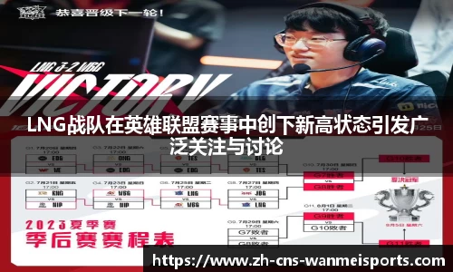 LNG战队在英雄联盟赛事中创下新高状态引发广泛关注与讨论